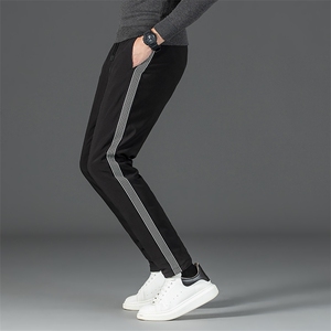 中年男士冬季厚款百搭鹅绒羽绒裤2023新款商务休闲男装保暖裤子图片