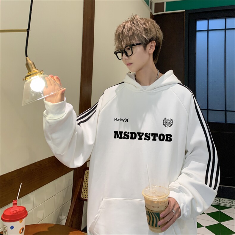 条纹连帽卫衣SWY2492-P55控8850棉,男装卫衣,电商B370