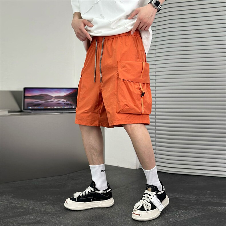 大口袋美式机能工装短裤男宽松运动休闲裤A329-K938-P48,男装牛仔裤,电商A329