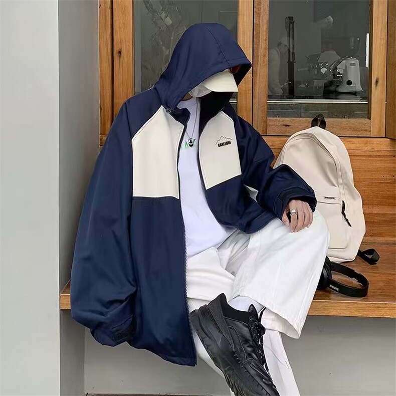 青春流行男春季夹克文艺潮外套X111P50图片