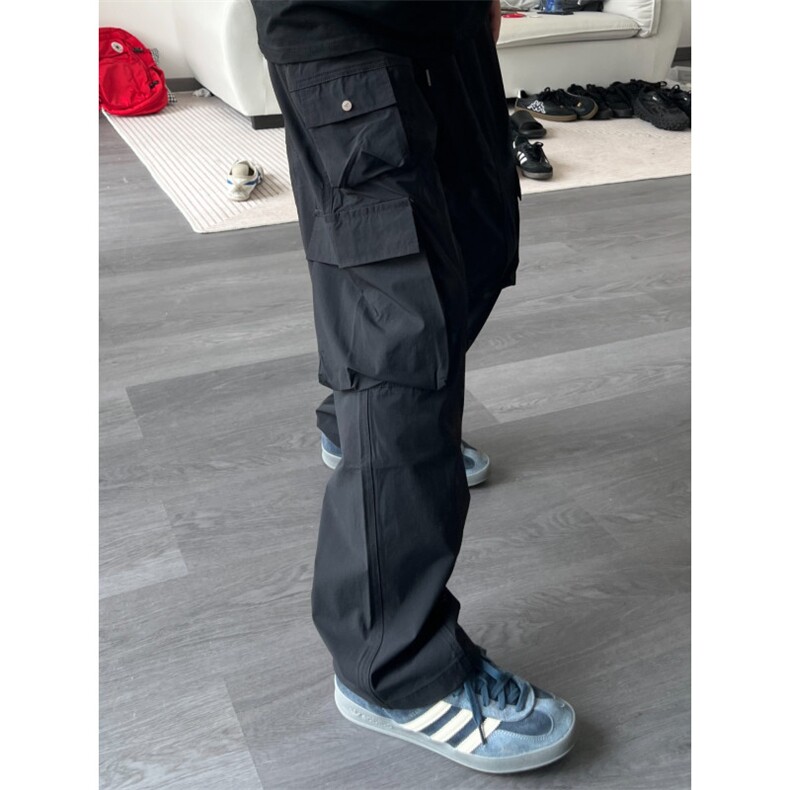 【有货】黑色工装裤男款户外登山美式机能冲锋裤KZA139LL-特P43,男装工装外套,星座1007（原301D）