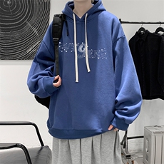 连帽卫衣男大码胖子帽衫大号运动服WY2442-P35，男装卫衣，电商A040