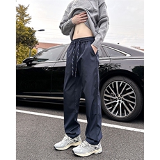 A178-XK60015-P24中厚款秋冬季（抽绳版）高品质抖音小脚裤，男装休闲裤，电商A178