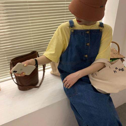 减龄牛仔背带裙，女装，roobora