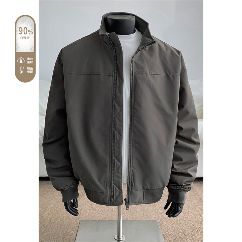广检90%白鸭绒冬季假模羽绒服充绒量75gM-5XHY25598-特P109,男装羽绒服,电商A022