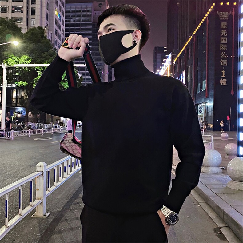 MY99/特P28控48冬季跑量基础款百搭纯色修身内穿高领毛衣男白首1,男装针织衫/毛衣,星座305B