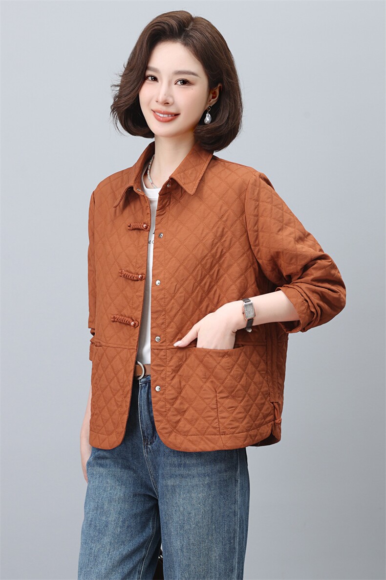 2024年夏季新款新中式短外套女士短款开衫韩版休闲百搭夹克衫春秋,女装短外套,简韵佳