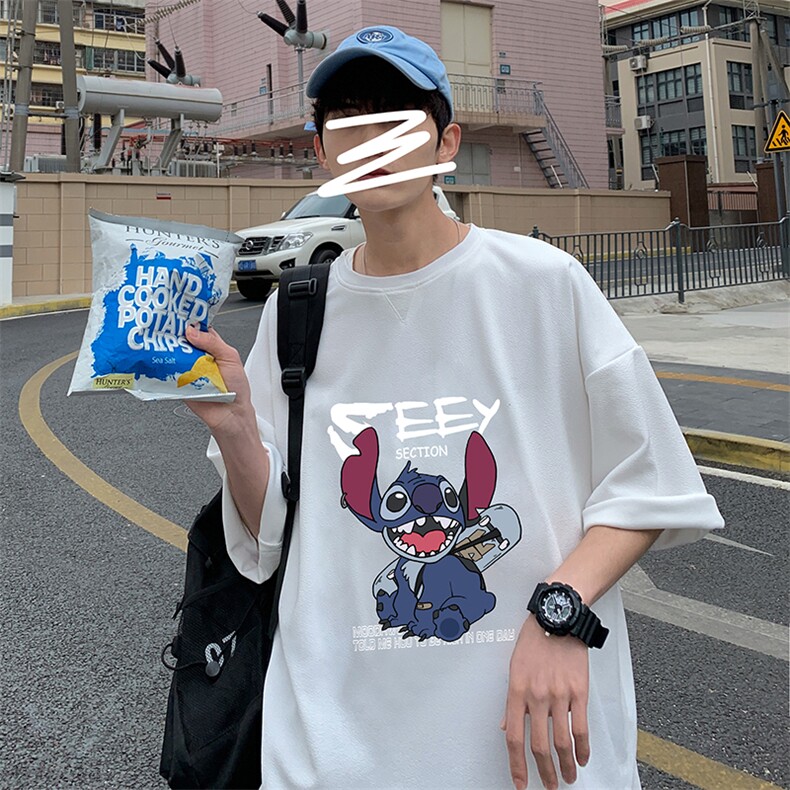 Q11038-P30春夏季七分袖t恤男大码五分袖男短袖中袖,男装T恤,电商A040