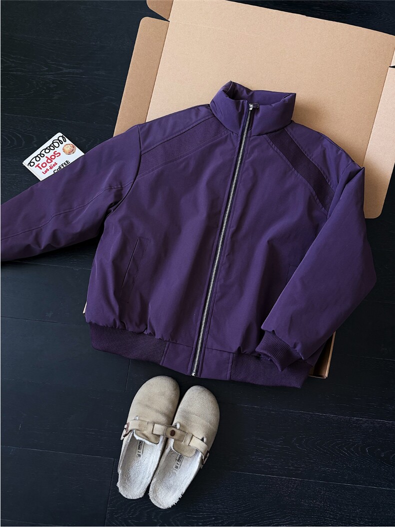 图潮牌美式解构立领棒球服棉衣男秋冬中性风保暖棉服特P68,男装棉衣,电商C306-1