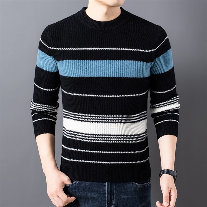 CA207033钱塘2020-2中年男士秋冬季厚款商务休闲羊毛衫P147,男装针织衫/毛衣,钱塘207-2