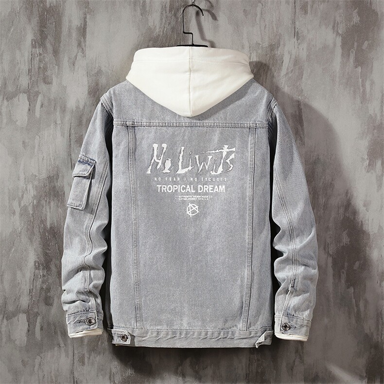夹克男韩版潮流秋季新款潮牌百搭宽松牛仔外套休闲男装9151-P85,男装夹克,电商A318