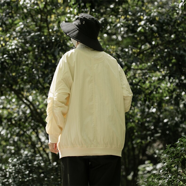 港风大码日系男女户外山系薄款连帽防晒服XZ213-JKFS03-P75控98,男装防晒衣,星座213