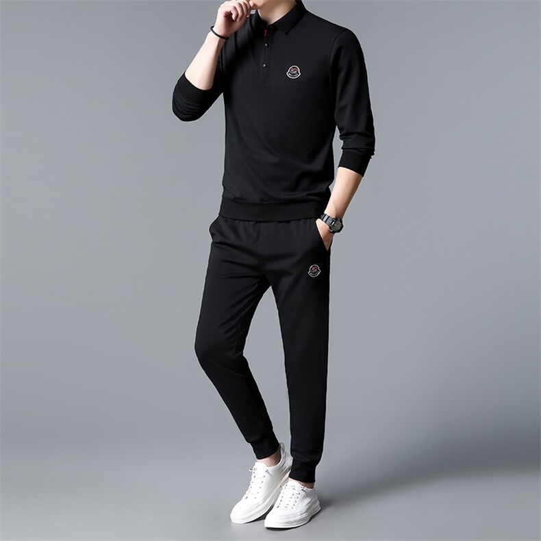 S30755-2钱塘2020-2春秋新款时尚休闲帅气潮流中年男士套装P132,男装休闲套装,钱塘207-2
