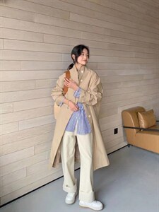 风衣,女装风衣,荷琦美好