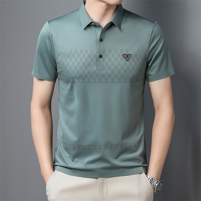 AD5821钱塘2020-3夏季男士精品商务休闲短袖T恤P68图片