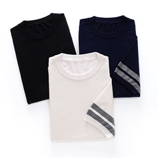 男士夏季简约休闲百搭舒适BT短袖，男装T恤，牧绒家园