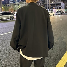 新中式风西服夹克外套W126P70，男装夹克，星座1116-2