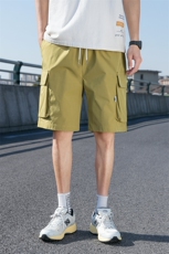夏季新款白底工装休闲五分裤男多口袋短裤A305-KX2054-P25，男装休闲裤，电商B306