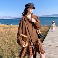 巨好看麂皮绒短外套女春秋2025新款小个子流行爆款超火机车服上衣，女装短外套，2C325