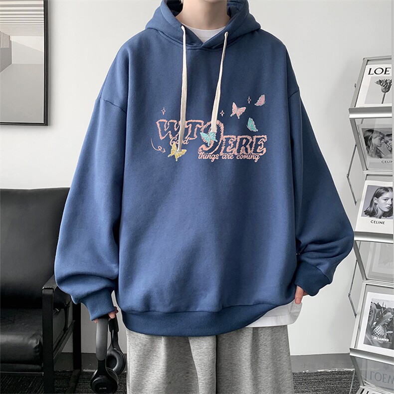 连帽卫衣男大码胖子帽衫大号运动服WY2443-P35,男装卫衣,电商A040