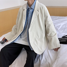 韩版潮流小西装痞帅外套春季复古潮牌宽松休闲西服男W8062-P40，男装西服，星座512-4