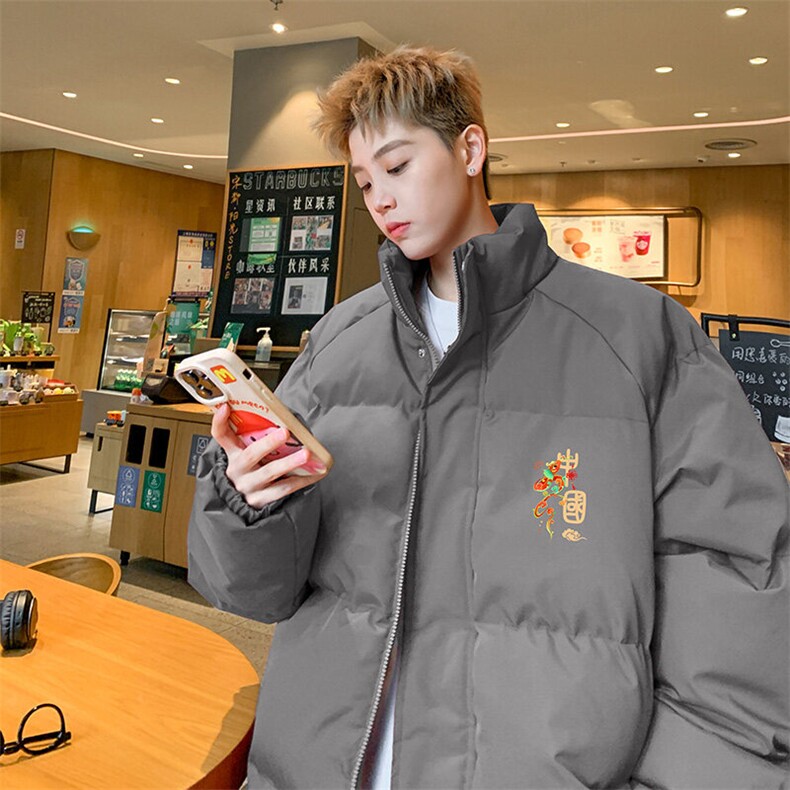 现货抖音得物可供视频冬季三防加厚羽绒棉衣外套面包棉服81159,男装棉衣,电商A486