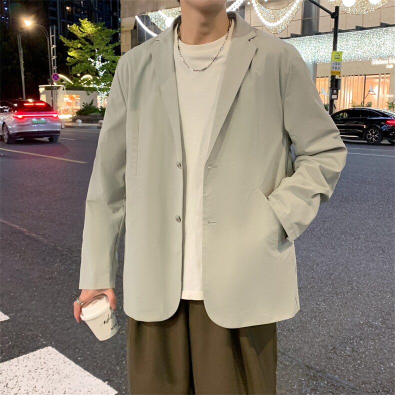 春季休闲小西装潮流百搭西装外套DSA157B-XZ2629-特P85，男装西服套装，电商A157B