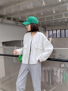 复合针织外套图片