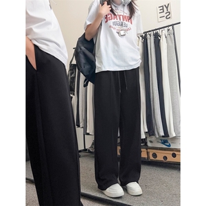 2023对镜自拍百搭修身显高显瘦休闲卫裤WK70-1特批25-加绒特批35图片
