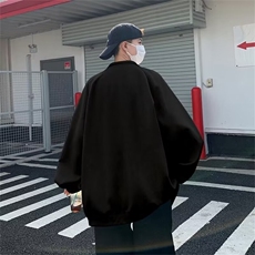 秋冬季新款韩版宽松男士卫衣外套立领休闲运动上衣男装W176/P70，女装短外套，星座506