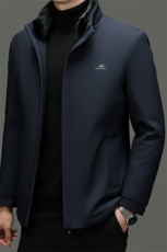 V3635钱塘2020-3新款商务休闲简约冬季厚款中年男士夹克外套P150，男装夹克，钱塘207-3