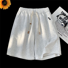 现货904-2-XKZ331-p40折痕设计款卫裤篮球短裤男女运动五分裤宽松，男装休闲裤，星座904-2