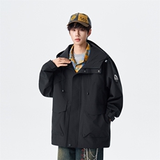 2025新款连帽登山户外运动休闲工装风夹克男外套XZ309Y95705P99，男装夹克，星座309（原A406）
