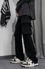 B2212023秋冬美式ins高街小众弹力工装裤子LK22055-P65控78，男装休闲裤，电商B221