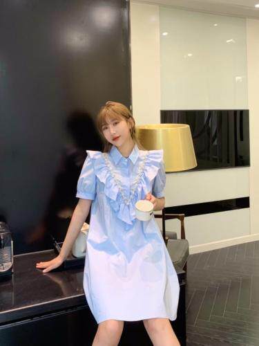 夏装欧货连衣裙，女装连衣裙，DTU（大图）