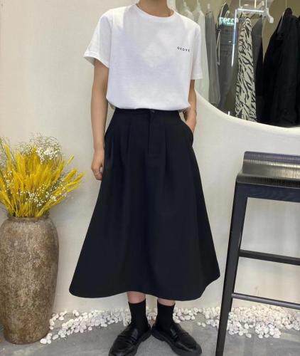 现货！字母T和大摆A字半裙sm，女装半身裙，bella