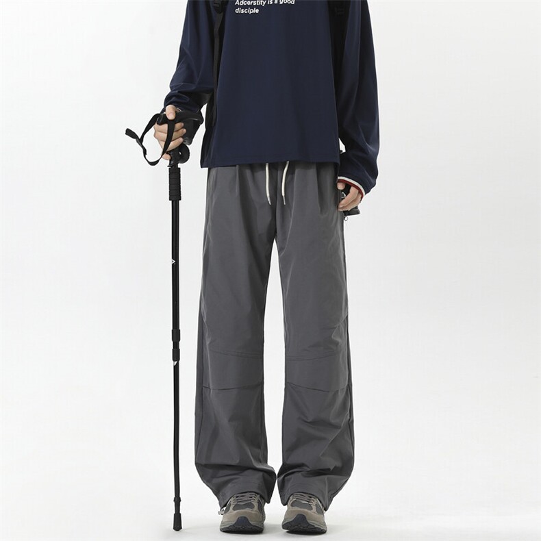 25年春款户外冲锋裤三防面料宽松工装裤现货C323-1-C7707-TP38，男装休闲裤，电商C323-1