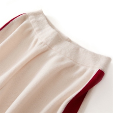 2025年秋季宽松松紧长裤中腰百搭时尚百搭纯色长裤羊毛裤女裤子，女装休闲裤，西欧羊绒