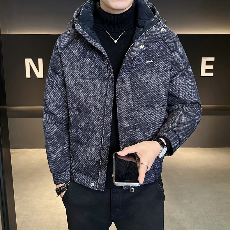 M-4XL B353 3395 P195 蓝2025可拆帽羽绒服【标50控活动价288】图片