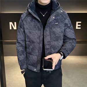 M-4XL B353 3395 P195 蓝2025可拆帽羽绒服【标50控活动价288】图片
