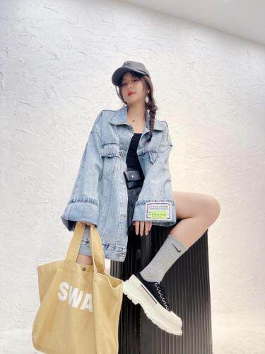 秋款牛仔外套，其它，玫瑰共和国