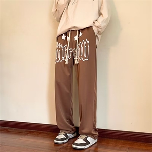 高街发泡裤子男士秋季ins潮牌大码运动卫裤HK311P26图片