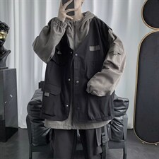 工装外套男韩版潮流春秋假两件上衣服帅气ins休闲夹克wt08-p65,男装夹克,星座1008-2