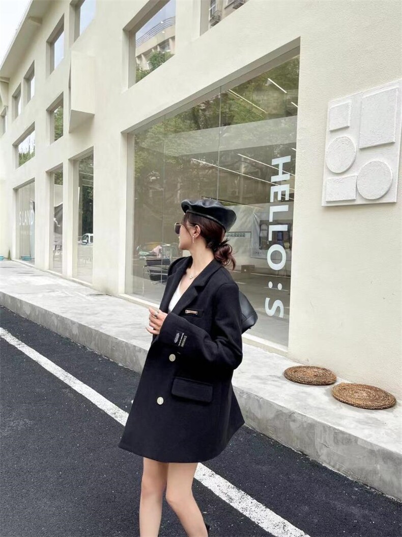 毛呢大版西装，女装西装，Balance Studio