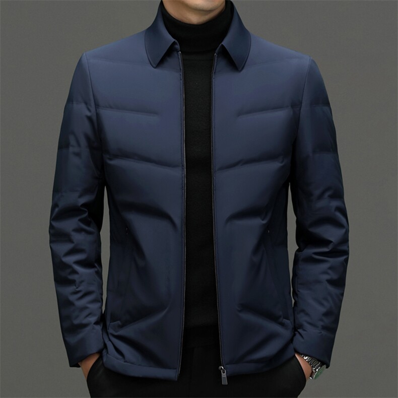 CKE1707钱塘2020-2新款商务冬季休闲厚款中年男士羽绒服P265,男装羽绒服,钱塘207-2