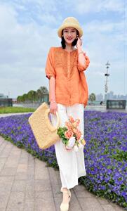 纯苎连衣裙小衫裤子裙子衬衣
时尚风
风淑女风休闲风图片
