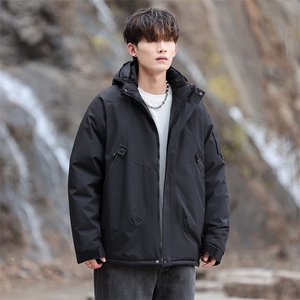 冬季男士冲锋衣加棉加厚棉服户外棉袄潮流棉衣潮A266-MY8015-P75图片