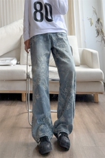 B221美式ins高街宽松提花微喇牛仔裤LK25577-特P45控78，男装牛仔裤，电商B221