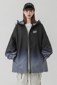 1中性山系防水渐变大码M-5XL夹克女100%聚酯纤维JK77087P85控128图片