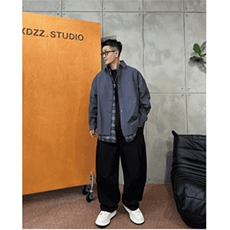 抖音得物纯色简约休闲裤男日系复古宽松束脚口袋装饰工装裤AK10，男装工装外套，电商A443